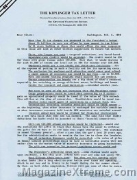 Kiplinger's Tax Letter